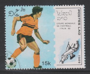 Laos 903 World Cup Soccer 1990