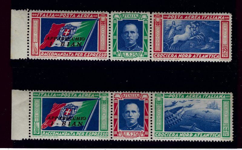 Italy SC#C48 - C49 MNH F-VF SCV$675...The Iconic Italo Balbo sets!!