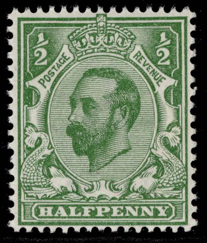 GB GV SG322 SPEC N1(5), ½d yellow-green DIE A, NH MINT. Cat £50. 