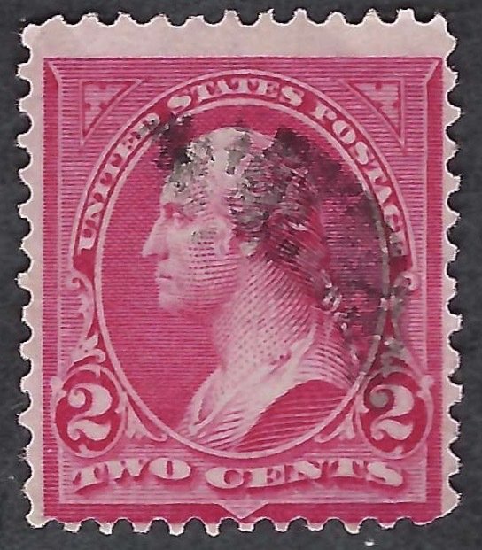 United States #267 2¢ George Washington (1895). Type III. Carmine. Used.