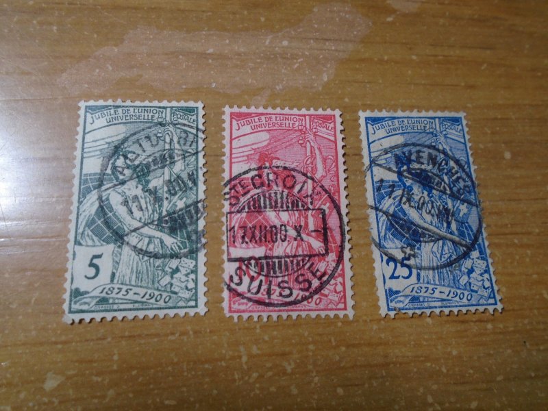 Switzerland  #  98-100  used