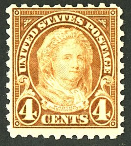 U.S. #585 MINT OG NH