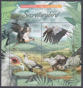 2012 Uganda 2955-2958KL Birds 13,00 €