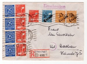 GERMANY SOVIET ZONE HOP BEZIRKSHANDSTEMPEL BEZIRK 41 COVER EXPERTIZED BPP 209