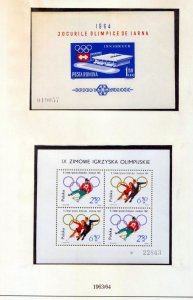 HUNGARY Poland Romania Austria SPORT 1963/64 MNH(40+Items)(IGM785 