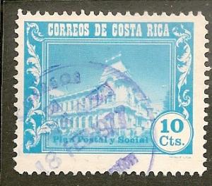 Costa Rica     Scott    RA32   Post Office        Used