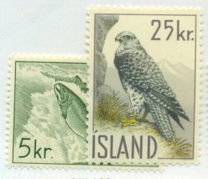 ICELAND #322-3, Mint Never Hinged, Scott $25.00