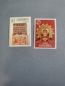 Stamps Spanish Andorra Scott #81-2 nh