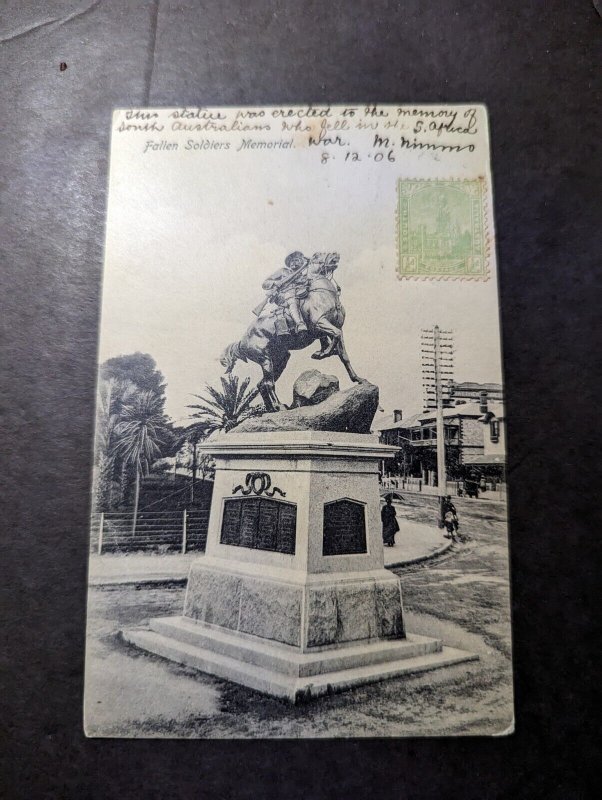 1906 South Australia Postcard Cover to St Louis MO USA