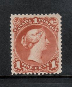 Canada #22 Mint Fine Lightly Hinged Full Original Gum **With Certificate**