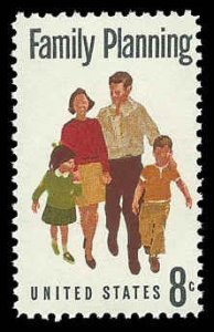 PCBstamps   US #1455 8c Family Planning, MNH, (5)