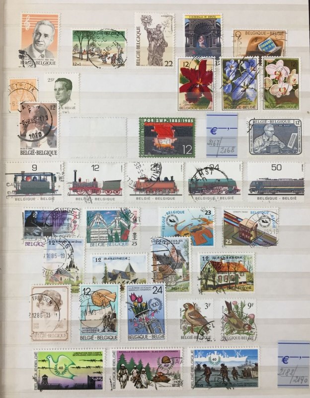 BELGIUM Modern Wildlife Art Used Mixture (Aprx 180 Items) TK562 