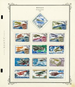 Monaco Massive High Value Stamp Collection