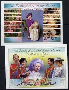 Belize 1985 Life & Times of HM Queen Mother $2 & ...