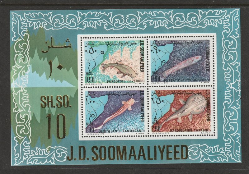 FISH-SOMALIA #484a S/S MNH