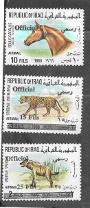 Iraq #CO5-CO7 Animals    (U)  CV $15.00