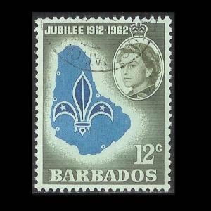 Barbados Scott # 255 U