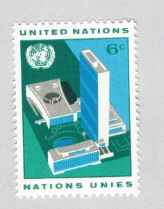UN NY 187 MNH Buildings 1968 (BP84313)