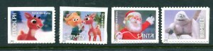 4946 - 4949 Rudolph the Red Nosed Reindeer All 4 Forever Stamps