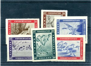 6 x Conservation stamps MH Cat $160  Canada mint