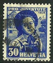 Switzerland # B84, Used. CV $ 30.00