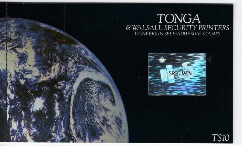 Tonga 1994 MNH Sc 870 souvenir booklet SPECIMEN