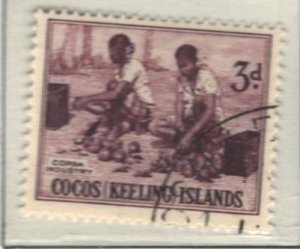 Cocos Islands Sc#1 Used