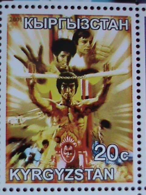 KYRGYZSTAN-2001- WORLD FAMOUS MOVIE STAR-BRUCE LEE-MNH SHEET VERY FINE