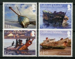 Falkland Islands Ships Stamps 2019 MNH Wrecks Shipwrecks Pt III Boats 4v Set