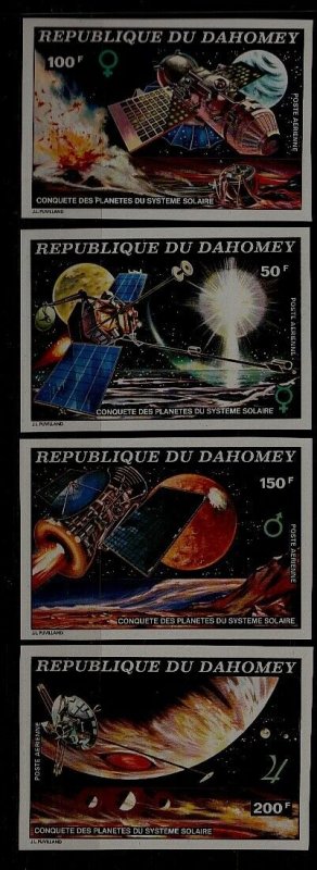 Dahomey C238-41 MNH imperf. Space