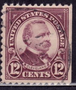 United States, 1922-25, Grover Cleveland, 12c, sc#564, used