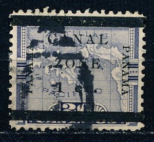 Canal Zone #16a Single Used