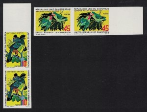 Cameroun Turacos Lovebirds Birds 2v imperf Pairs 1972 MNH SG#663-664 MI#715-716