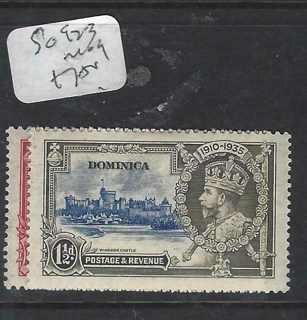 DOMINICA   (PP2903B)     KGV SILVER JUBILEE  SG   92-3     MOG