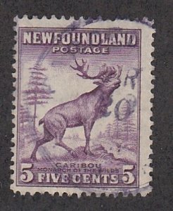 Newfoundland # 191, Caribou, Used