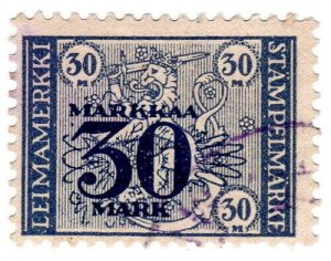 (I.B) Finland Revenue : Duty Stamp 30M