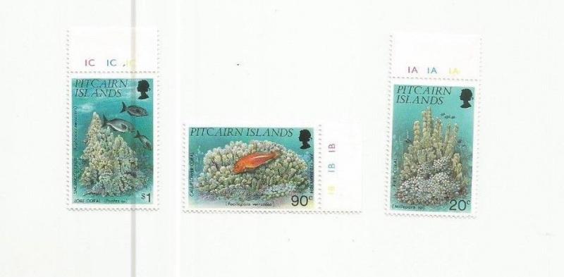 PITCAIRN ISLAND SCOTT 407-9 MNH 