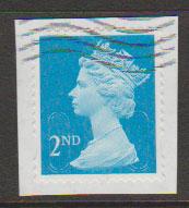 GB QE II Machin SG U2963 - 2nd brt blue -  M14L - Source  T 