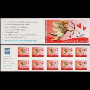 CAYMAN IS. 2008 - Scott# 1019A Booklet-Love NH