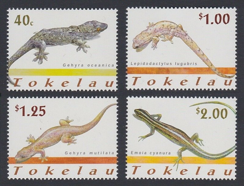 2001 Tokelau 298-301 Reptiles 6,50 €