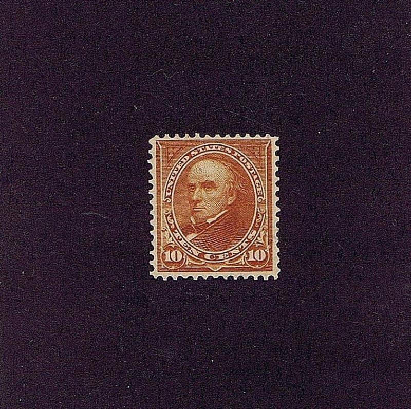 SC# 283a ORIGINAL GUM MNH 10 CENT WEBSTER 1900 VERTICAL WATERMARK 2017 PF CERT