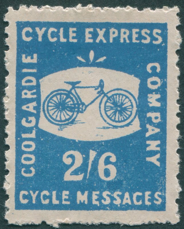 Western Australia 1894 2s 6d blue Coolgardie Cycle Express MNH