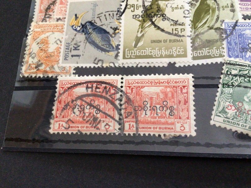 Burma mounted mint or  used  stamps Ref 63101 