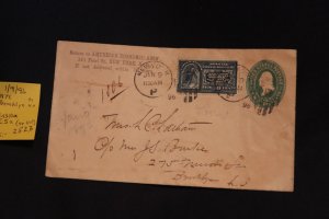 US U311a & E5a cover NYC to Brooklyn NY (#2523)