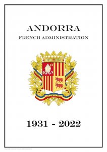 Andorra French Administration 1931-2022  PDF (DIGITAL) STAMP  ALBUM PAGES