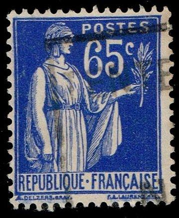 France #271 Peace with Olive Branch; Used (0.25)