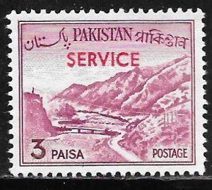 Pakistan O78: 3p Khyber Pass, used, F-VF