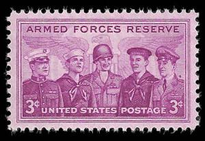 # 1067 MINT NEVER HINGED ARMED FORCES RESERVE     VF+