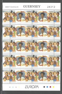 GUERNSEY,1996,EUROPA#564-565,MNH;2 SHEETS =$4.00 ; 1 SET=$0.60;