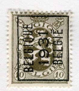 BELGIUM;  1931 Boxed Belgie Optd. on definitive issue 10c. Mint hinged